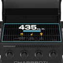 Parrilla Gas Char-Broil 4 quemadores Perfomance Flavormax (435)