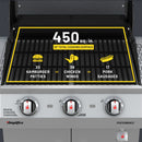 Parrilla Gas Tru Infrared Char-Broil Tres Quemadores