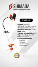 Desbrozadora Mochila Shimaha SBG-143