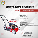 Cortadora de Césped Shimaha 22" Loncin 196cc