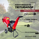 Trituradora de Ramas Shimaha 4"