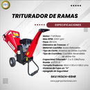 Trituradora de Ramas Shimaha 4"