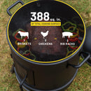 Ahumador Carbón Char-Broil tipo Bala 16"