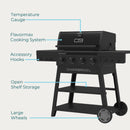 Parrilla Gas Char-Broil 4 quemadores Perfomance Flavormax (435)