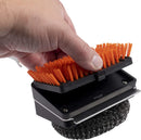 Cepillo doble proposito cerdas Nylon y Esponja Acero