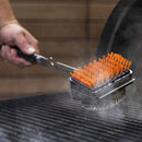 Cepillo doble proposito cerdas Nylon y Esponja Acero