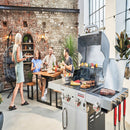 Parrilla Gas Tru Infrared Char-Broil 2+1 Quemadores Profesional Series con Luz LED