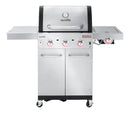 Parrilla Gas Tru Infrared Char-Broil 3+1 Quemadores Profesional Series con Luz LED